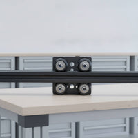 V-Slot Gantry Plate with Wheels Linear Motion V-Slot Gantry Plate Hardware Smooth High Precision for DIY Builders, 3D Printers