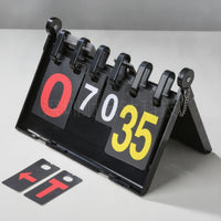 Portable Scoreboard with Easel Stand Tabletop for Referees, Coaches