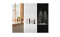 4 Pieces 1:64 Scale Miniature Figures Authentic Hand-Painted Miniature Figures Dynamic Diorama Figure for Collectors, Dioramas