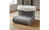Electric Foot Warmer Electric Foot Warmer Quilted Heated Boot for Desk, Sofa