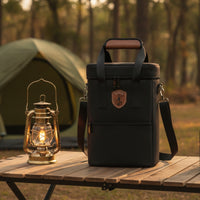 Wine Cooler Bag with Shoulder Strap Soft-Sided Wine Carrier with Handle Insulated Bag with Shoulder Strap Portable Tote Padded