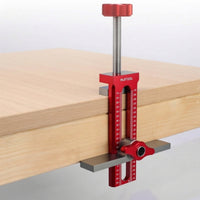 Adjustable Cabinet Door Installation Jig Aluminum Alloy Cabinet Door Installation Helper Accurate Hardware Hands-Hands-off for Woodworkers, Home Renovation