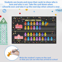 Student Attendance Hanging Bag for Early Education and School Use