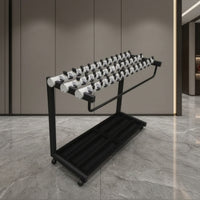 Lockable Umbrella Stand Sturdy Umbrella Holder with Base Tray Rust-Resistant Organizer for Businesses, Office Entrance