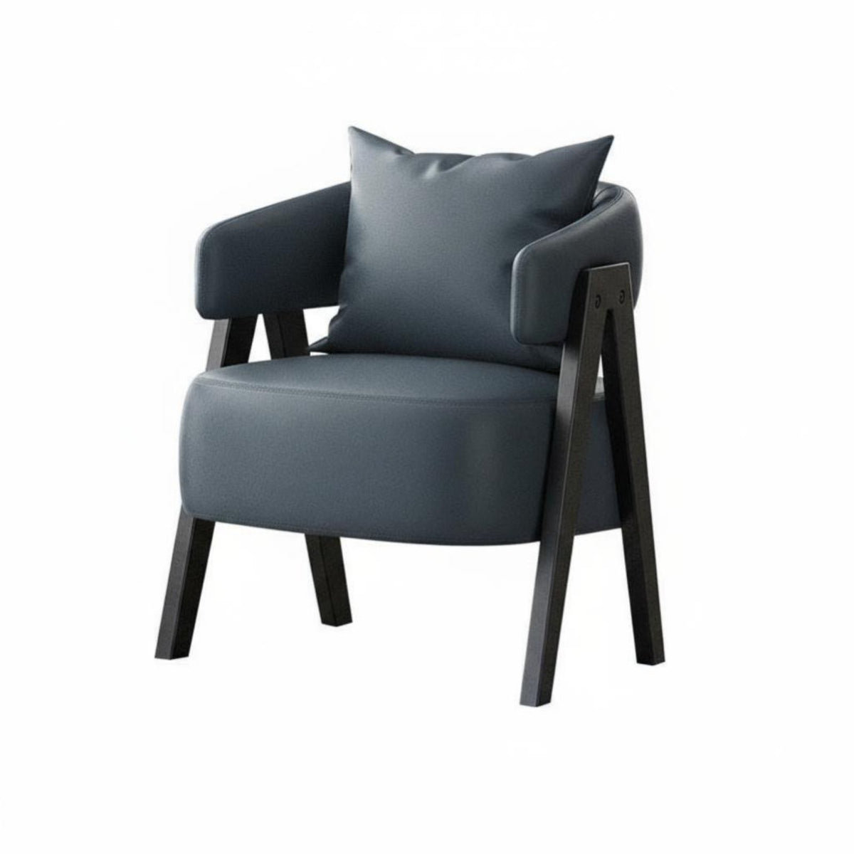 Upholstered Armchair Italian aesthetic Upholstered Tub Chair Modern Design Thick Cushioning for Interior Designers, Homeowners