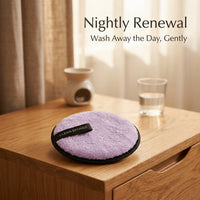Reusable Makeup Cloths Flannel Material, Washable Facial Cleansing with Only, Eco Cleaning Wipes, 10 12cm Diameter Soft Short Pile