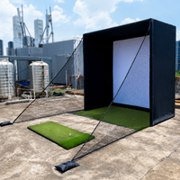 golf simulator enclosure