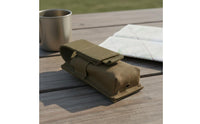 Compact Molle Flashlight Pouch Long-Lasting Flashlight Holder Easy Reach Design Molle Utility Pouch 600D Nylon Material for Hikers, Campers, Outdoor, Camping, Hiking