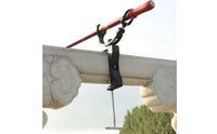 Clamp Fishing Rod Holder Multi Purpose Railing Fishing Rod Rest Space Saving for Bridge