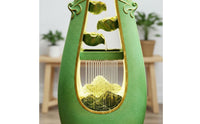 Feng Shui Water Feature Soothing Sound Cascading Waterfall Water Feature New Chinese Artistic Theme Cascading Waterfall Ornament for Living Room