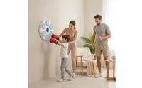No-Drill Wall Mounted Boxing Target Bluetooth Smart Boxing Machine Silent Exercise Equipment Multiple Speeds for Adults, Beginners, Kids, Bedroom
