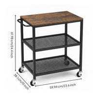3D Printer Stand with Filament Storage Mobile 3D Printer Table with Filament Storage Smooth Mobility Space-Saving for Makers