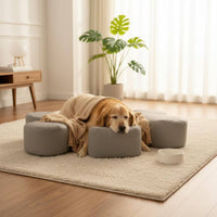 Easy to Clean Elderly Dog Standing Support Waterproof Canine Recovery Lounger Scratch-Resistant Pet Care Supply Accessible-Crotch Design for Injured Dogs