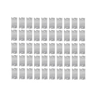 50 Pieces Nail Protection Plate Self-Nailing Cable Protector Plate Resistant for Contractors, Electricians, Framing, Construction, Rough-In