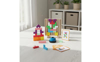 Wooden Block Puzzle Interactive Battle Puzzle Educational Tabletop Game with Chime Families, Young Children, Playroom, Classroom