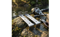 Mounting Holes Fishing Platform Extension Bracket 2.8 Mm Thick Stainless Steel Platform Bracket Bent Ends Stainless Steel Rod Holder Flat Metal