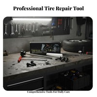 Heavy Duty Tire Valve Installation Removal Tool Professional Grade Tire Valve Tool Set Easy to Use for Mechanics, Garage, Roadside Emergency