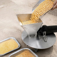 Metal Pulverizer Base with Screens Thickened Angle Grinder Conversion Base Heavy-Duty Grain Mill Attachment Sturdy for Homesteaders, Farmers, Home Farm, Workshop