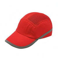 Structured Front Baseball Style Bump Cap Curved Brim ABS Shell Cap Impact-Resistant for Worksite