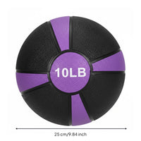 Weighted medicines Ball Anti-Slip Rubber Weighted medicines Ball Segmented Fitness Equipment for Abdominal Workouts, Squats