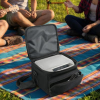 Portable Power Station Case with Shoulder Strap Structured Portable Power Station Carrying Bag Reinforced Carrying Bag with Shoulder Strap for Campers