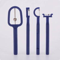 4 Pieces Oral Exercise Tool Safe Oral Muscle Exercise Tool Oral Exercise Tool Long-Lasting Oral Muscle Exerciser Blue