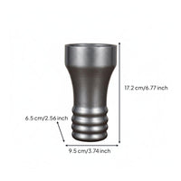 Coil Cup Retro Stainless Steel Cup Single-Piece