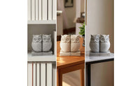Bookends Sculptural Bookends with Rectangular Base Cute Bookend Holder for Living Room