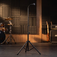 Height-Adjustable Tripod Stand with Curved Arm Stable Instrument Support Stand Non-Slip Instrument Holder Portable for Performers