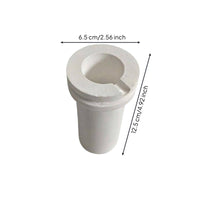 High-Temperature Fused Quartz Crucible Double-Rim Band Rim Pouring Notch Crucible Metal Melting Laboratory Equipment Tapered Body