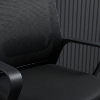 High Density Cushion Ergonomic Computer Chair Fixed Armrests Mesh Back Office Chair for Students