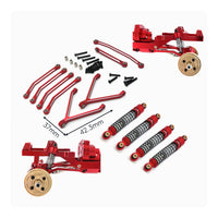 Damping System Kit with Shock Absorbers Aluminum Shock Absorber Kit Replacement Mount for Hobbyists