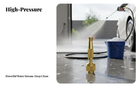 Car Wash Spray Head High Pressure Hose Nozzle Versatile Quick Connect Water Nozzle for Gardeners, Window Washing, Patio Cleaning