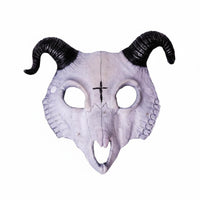 edgy goat prong face covering for all genders pronged Monster face covering Dark & aesthetic for Halloween Parties