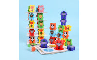 jungles Balance Stack Educational Animal Stacking Blocks Screen Wood Equilibrium Pieces Game for Kids