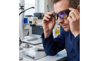 Glasses with Case Impact Resistant Full Coverage Glasses Wide Vision Eyewear for Welders, Engraving