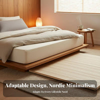 Folding Slat Frame Foldable Design Mattress Foundation Support Bed Base for People with spine Apartment Dwellers, Dorm Room