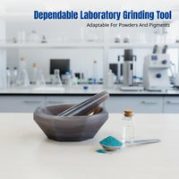Natural Stone Grinding Bowl, Laboratory Pestle, Durable, Handmade, Multi-Size for Powder Pigment Medicine