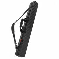 Pool Billiards Rod Container Metal Hooks Pool Cue Hard Case Carry Handle Sports Storage