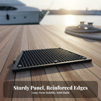 Plastic Trapezoidal Boat Plate Lightweight Trapezoid Stern Plate Boating Hardware Long-Lasting for Kayak, Paddle Boat