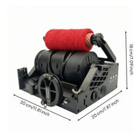 Yarn Winding Machine Tabletop Yarn Winder with Digital Display Ball Winder Adjustable Craft Tool Smooth Tension Control