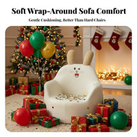 Cute Design creatureShaped Floor Sofa Giftable Kids' Furniture Great Birthday Gift Children's Armchair Soft and snug for Toddlers, Infants, Parents, Nursery, Playroom, Bedroom, perusing alcove
