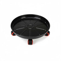 Rolling Mobile Pot Stand 360 Degree Wheels Rolling Pot Tray High Weight Capacity Planter Roller Base for Indoor, Balcony