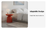 Toadstool Side Table Long-Lasting Toadstool Decorative Stool Indoor Outdoor