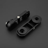 Adjustable Mirror Mount Easy to Install Mirror Relocation Bracket Improved Visibility Motorcycle Accessory for Street Riding
