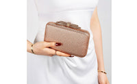 Evening Clutch Formal Rhinestone Purse Glittering Handbag for Weddings