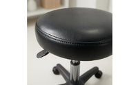Height Adjustable Swivel Stool Stitched Border Home Seating