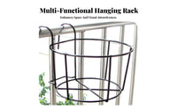 Railing Planter storage areaSaving floral Pot Stand Easy Installation for casement