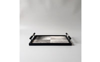 Tray with Handles Low-Profile Decorative Tray with Handles Tidy Tableware for Coffee Table, Living Room