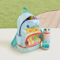 Water-Resistant Swim Backpack with Wet Pocket Transparent Swim Backpack Sturdy Beach Bag Roomy for Children, Children, Swimming Pool, Outdoor Play